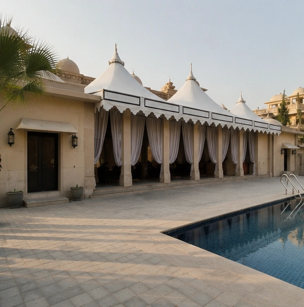 ITC Resorts, Manesar tensile structure, Ekra Decor &mdash; photograph 4